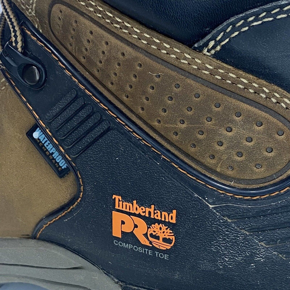 Timberland PRO Mens Hypercharge 6" Waterproof Composite Toe Boots Size 10 A1RVS - Picture 11 of 13